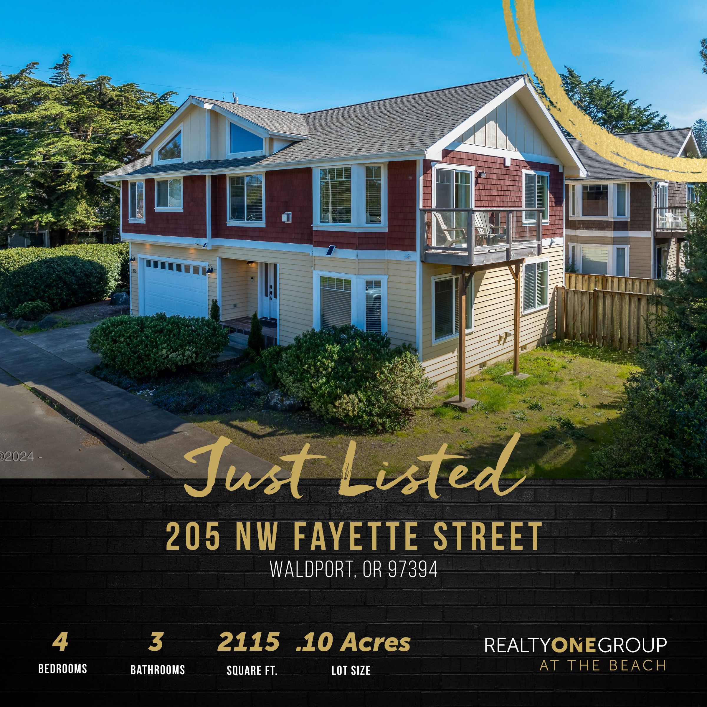 205 NW Fayette St, Waldport, OR