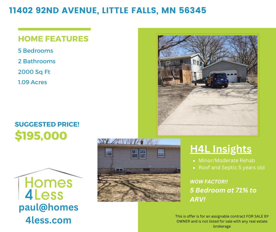 11402 92nd Ave<br />Little Falls, MN
