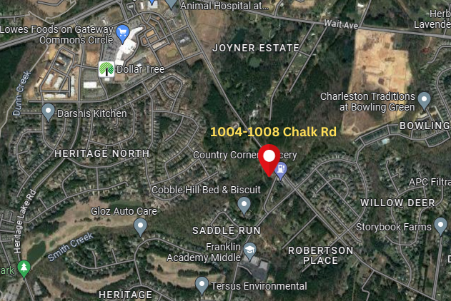 1004, 1006 & 1008 Chalk Rd Wake Forest, Wake Forest, NC