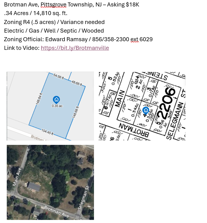 0 Brotman Ave, Pittsgrove, NJ
